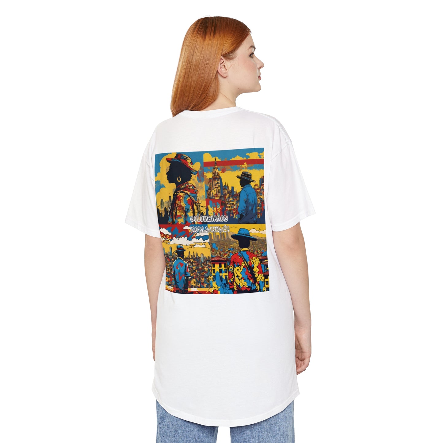 Colombianos Worlwide Long Tee