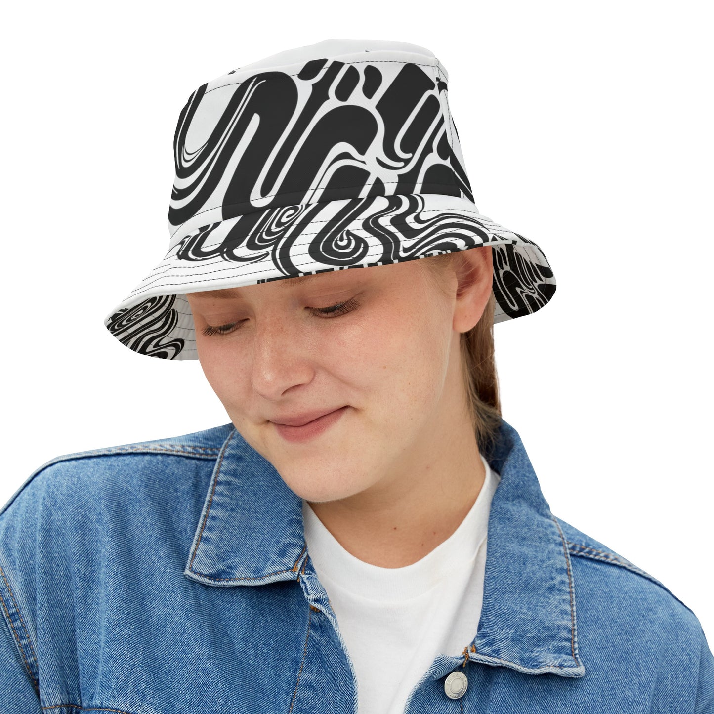 White Bucket Hat